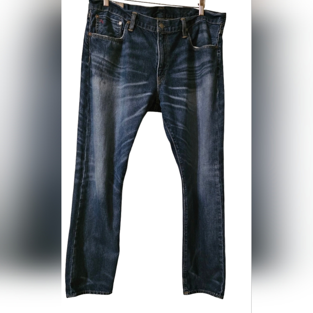 Polo by Ralph Lauren Blue Straight Jeans with Faded Look